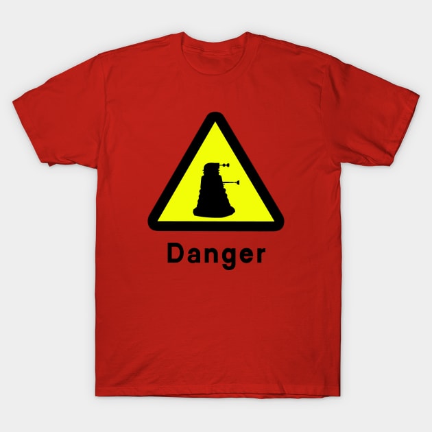 DALEK WARNING T-Shirt by tone